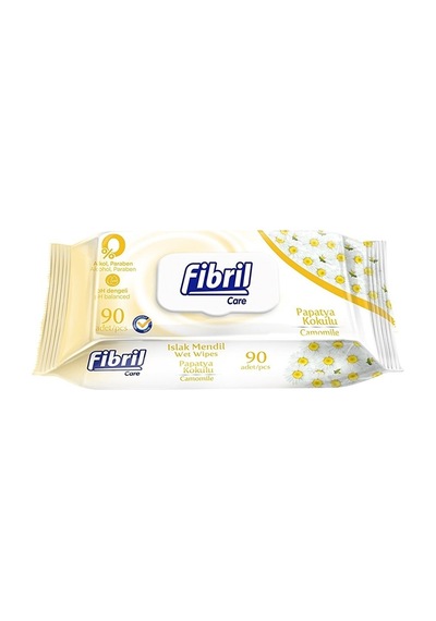 Fibril Care Papatya Kokulu Islak Mendil 90'Lı