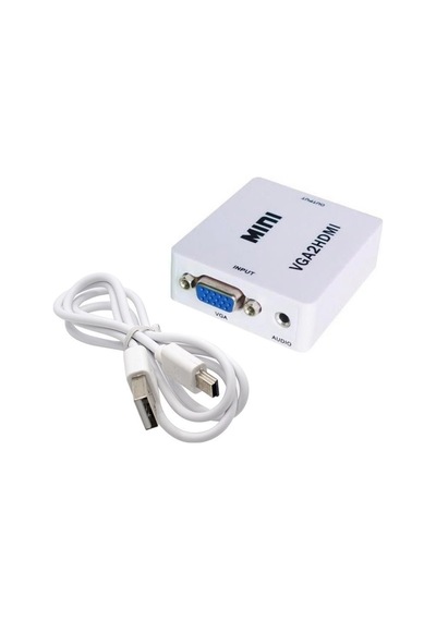 Gplus Vga2hdmı Vga To Hdmı Full Hd 1080p Vga Switch Çevirici Siyah
