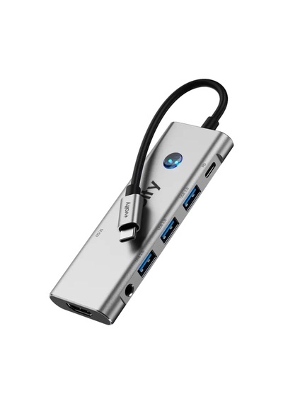 Type-c To Hdmı Çoğaltıcı Hub 6 İn 1 4k 60hz, 100w Pd, Ses Portu, Sd/tf V0301006