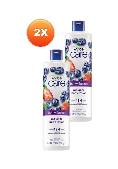 Avon Care Yaban Mersini ve Çilek Özlü Vücut Losyonu 2 x 400 ML