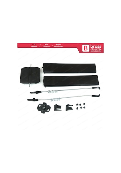 Vw T5 Caravelle için Yan Sürgülü Cam Tamir Seti 7h0847781b N11.20043