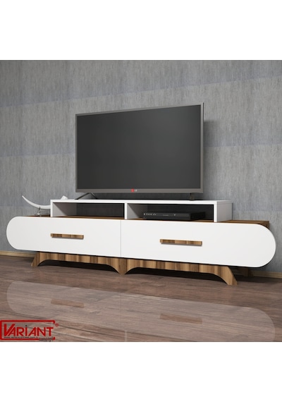 Variant Flora Tv Ünitesi Ceviz - Beyaz