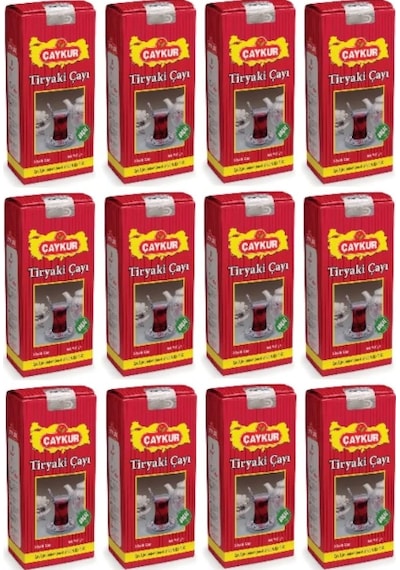 Çaykur Tiryaki Siyah Dökme Çay 12 x 500 G