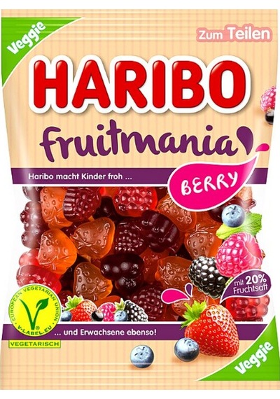 Haribo Fruitmania Berry Vegetarian 160 g