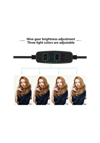 Rıng Fıll Lıght Led Işık Tripod Ile Bluethoot Kumanda -TİKTOKER