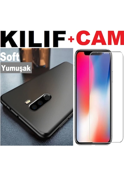 Sony Xperia Xa1 Plus Premium Soft Kaliteli Kilif + Cam 418872764