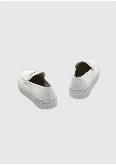 Ramsey Açık Gri Süet Casual Loafer
