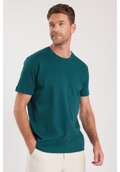 Tudors Unisex Relax Fit Rahat Kesim %100 Pamuk Yumuşak Dokulu Hafif Kalın Yeşil Bisiklet Yaka Tişört-34940 Yeşil Tudors Unisex Relax Fit Rahat Kesim %100 Pamuk Yumuşak Dokulu Hafif Kalın Yeşil Bisiklet Yaka Tişört-34940 Yeşil