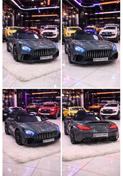 Mercedes Gtr 12 Volt Akülü Araba Antrasit
