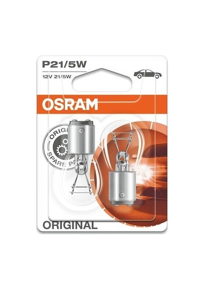 Osram 12V P21 5W Park Stop Ampulü Çift Duylu İkili Ambalaj