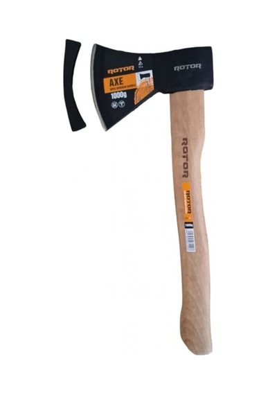 Ax 613 Ahşap Saplı Balta 1000gr Nacak Kamp Odun Kesme 39 Cm Sap Uzunluğu