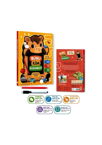 Sincap Kitap Bunu Kim Düşündü Tabletli Maketli Etkinlik Kitabı