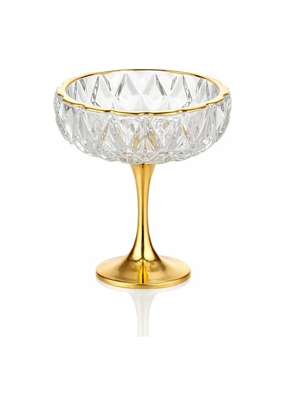 Diamond Metal Ayaklı Sunumluk 6 Lı Gold Altın