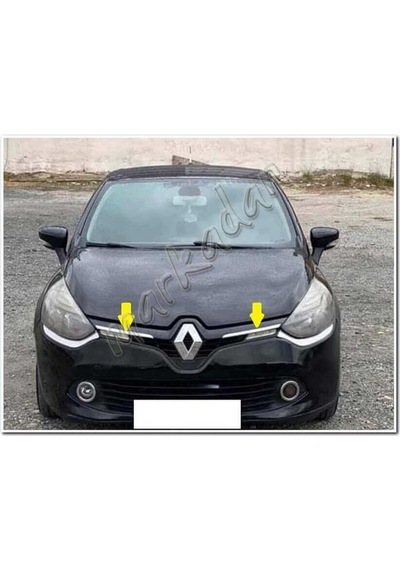 Markadan Renault Clio 4 Krom Ön Panjur 2012 2017 2 Parça Paslanma