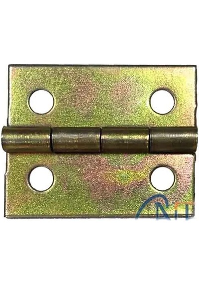 Tavla Menteşesi Klasik - 20x25mm, 120 Adet Sarı