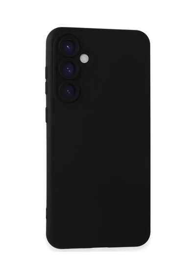 Samsung Uyumlu Galaxy S24 Plus Uyumlu Kılıf Nano İçi Kadife Silikon - Siyah