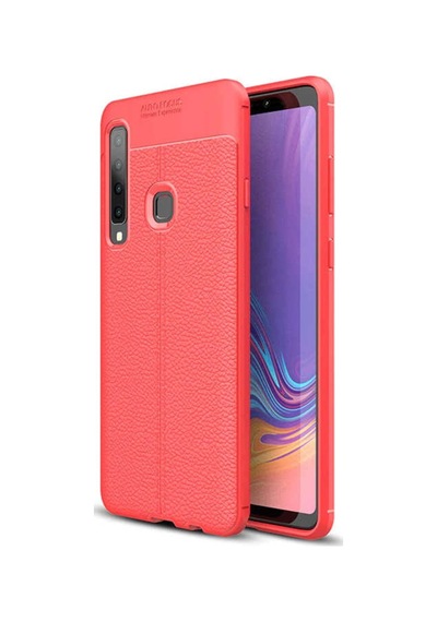 Samsung Uyumlu Galaxy A9 2018 Kılıf Deri Tarzı Niss Silikon Case