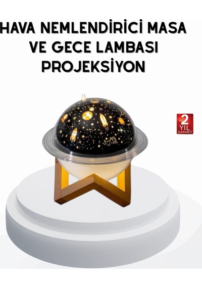 Ceylan Adam Usb Mini Hava Nemlendirici Ve Projeksiyon Lamba Taşınabilir, Sessiz, Dekoratif Aromate