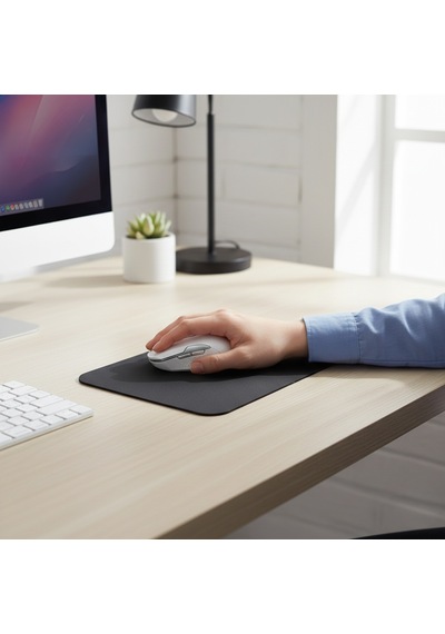 230x170x3 Mm Mouse Pad Kaymaz Non-slip Taban Pürüzsüz Bez Yüzey Siyah