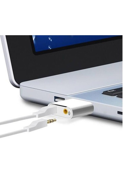 7.1 Mikrofon Destekli 7 Kanal Çift Girişli Harici USB Ses Kartı