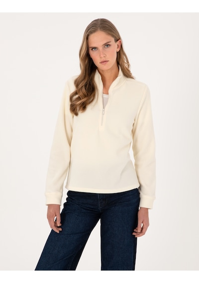 Pierre Cardin Kadın Ekru Sweatshirt 50316333-vr019 Ekru