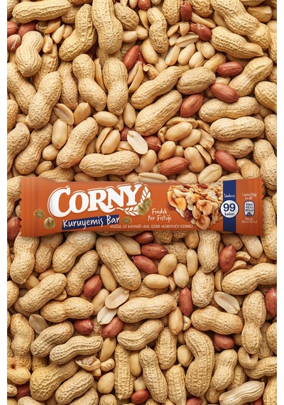 Fındıklı Yer Fıstıklı Doğal Lif Kaynağı Kuruyemiş Bar 20g X 12 Adet
