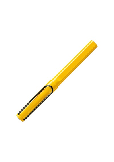 Lamy Safari Roller Kalem Metal Siyah Klips Sari Sarı