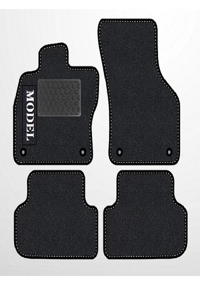 Mercedes Cl W215 2000-2006 Siyah Halı Siyah Kenar Petek Topuk