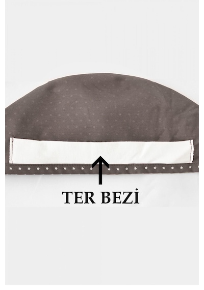 Unisex Göz Desenli Göz Doktoru Hemşire Medikal Cerrahi Saç Bonesi Gri
