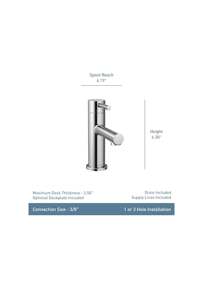 Moen Hizala Fırçalanmış Altın Tek Kolu Modern Banyo Bataryası Tah Diğer