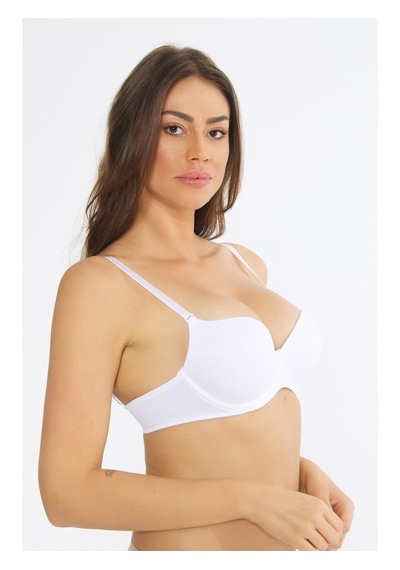 Missayza Çift Destekli Double Push Up Nurteks 1490 Sütyen Ten