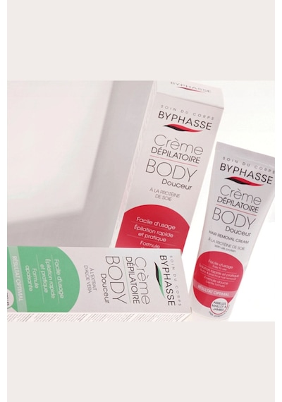 Byphasse İpek Proteini Özlü Tüy Dökücü Krem 125 ML
