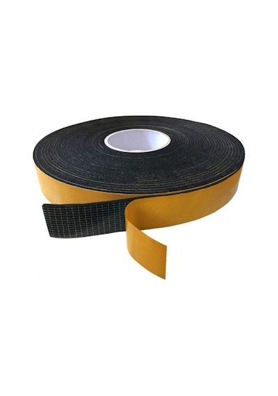 Kauçuk Sünger Bant Isı Ses Titreşim Kesici Bant 6mm Kalın 5cm X 10mt