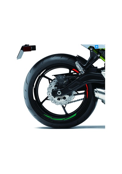 Italy Design Yeşil Beyaz Kırmızı İtalyan Jant Şeridi Sticker Çınar Extreme