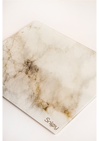 Snippy Marble - Cam Kesme Tahtası Cam Kesim Panosu Dekoratf Cam Kesim Tablası 29 X 34 Cm Çok Renkli