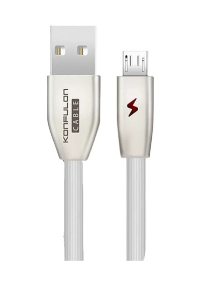 Mey Najmaddin S53 Led Işıklı Micro Usb Kablo 1m 3a - Beyaz Najmaddin Belirtilmemiş