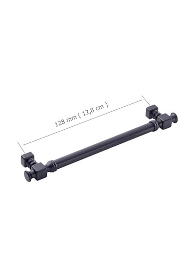 Doğanlar Dragon 128 Mm Mobilya Kulp Mat Siyah