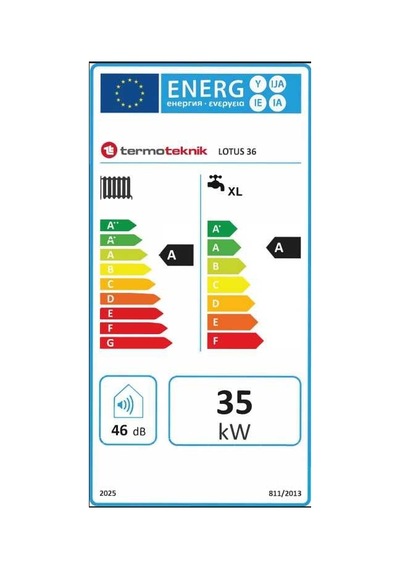 Termoteknik Lotus Premix 36/36 Kw 31.000 Kcal Tam Yoğuşmalı Kombi