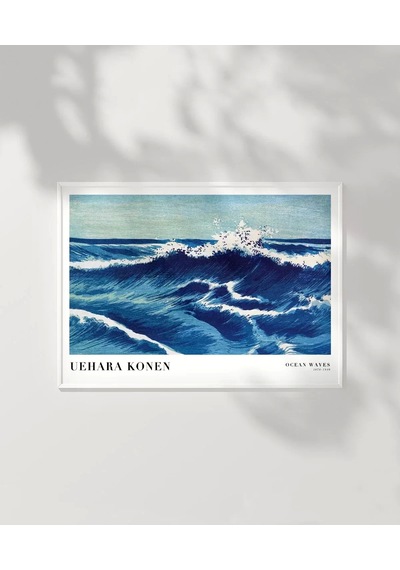 Çerçevesiz Poster Uehara Konen Okyanus Dalgaları