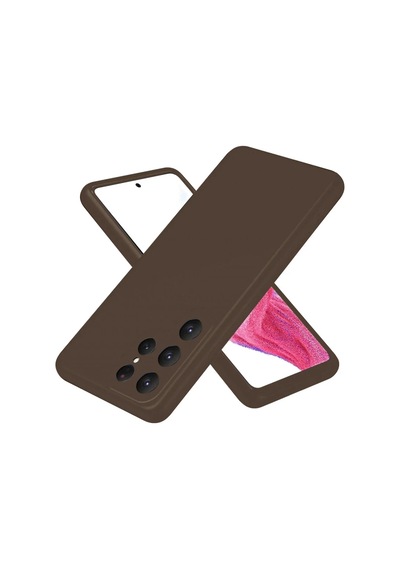 Samsung Galaxy S25 Ultra Kılıf First Silikon - Kahverengi 0.2M-Çok Renkli