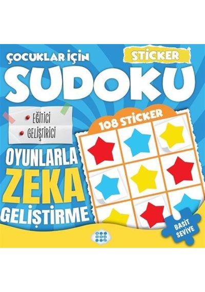 Çocuklar İçin Sudoku / Sticker Hediyeli Basit Seviye 3 / Kolektif