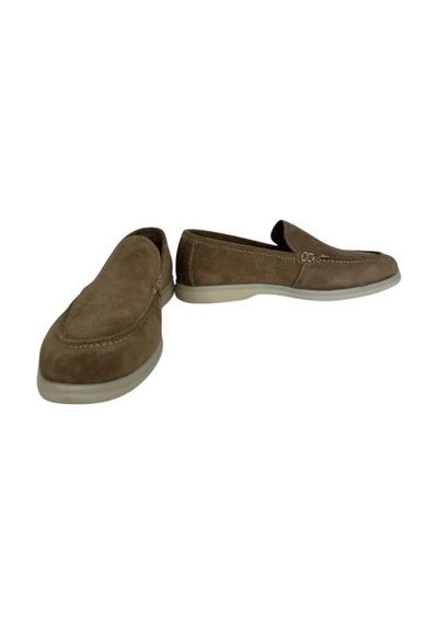Kemal Tanca 852 661 Erkek Hakiki Deri Loafer Ayakkabı Vizon