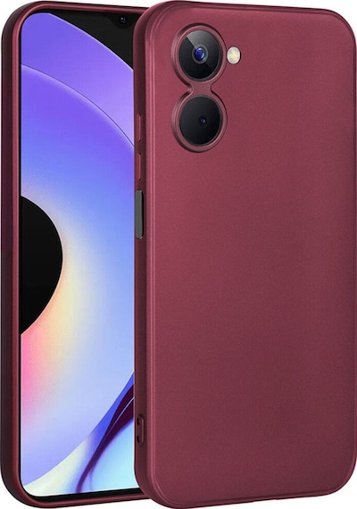 Realme 10 4g Kılıf Zore Premier Silikon Kapak Mürdüm