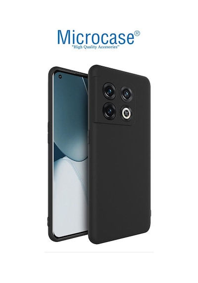 Oneplus Ace Pro 5G - Oneplus 10T Matte Serisi Silikon Kilif-Siyah 559230212