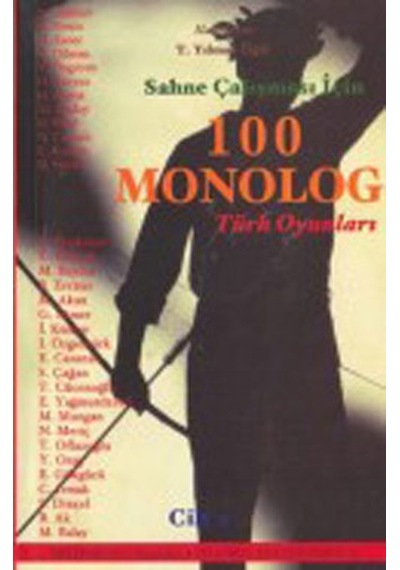 Sahne Çalışması İçin 100 Monolog  Cilt 2 - Turhan Yılmaz Öğüt - Mitos Boyut Yayınları