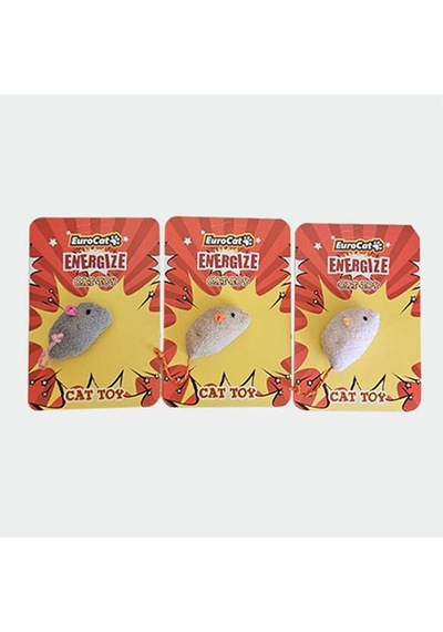 Eurocat Kedi Oyuncağı Tombik Fare Pastel Renk 169-50120.01
