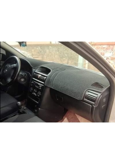 Opel Astra G Modellerine Uygun Torpido Koruma Halısı Siyah Kenar Renk Siyah