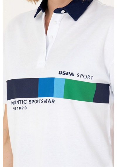 U.S. Polo Assn. Kadın Polo Yaka Tişört 50263959-vr013 Beyaz