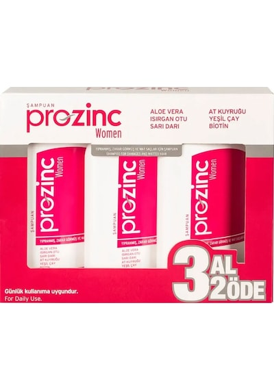 Prozinc İşlem Görmüş Saçlar İçin Şampuan 300 Ml 3 Al 2 Öde