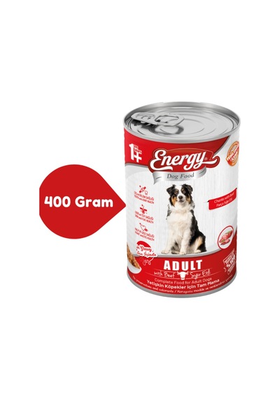 Energy Sığır Etli Konserve Yetişkin Köpek Maması 400 G